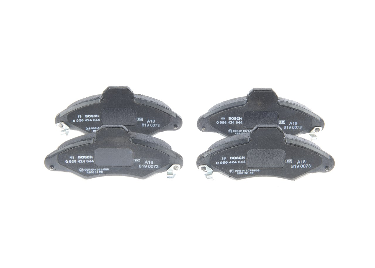 Колодки тормозные дисковые Bosch 986424644