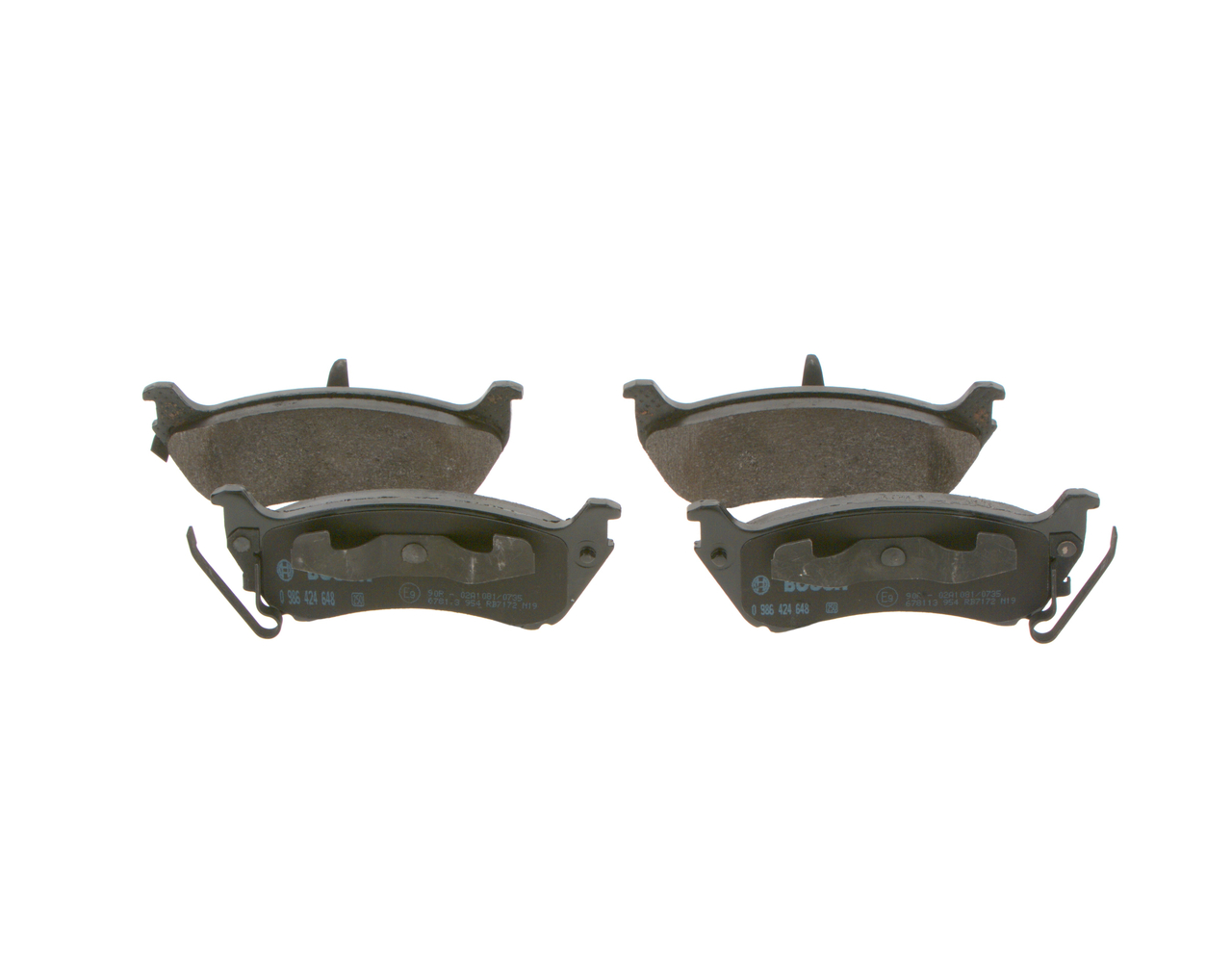 Колодки тормозные дисковые Bosch 986424648