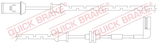 Датчик износа тормозных колодок Quick Brake                WS0166A