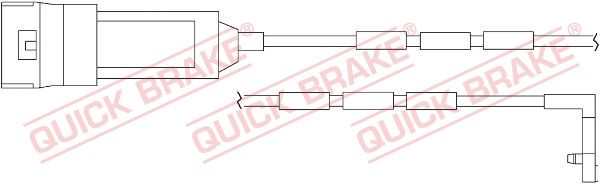 Сигнализатор, износ тормозных колодок - Quick Brake WS0127A