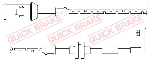 Сигнализатор, износ тормозных колодок Quick Brake                WS0165A