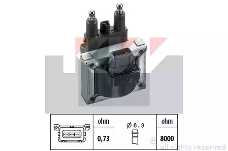 Катушка зажигания - KW 470275