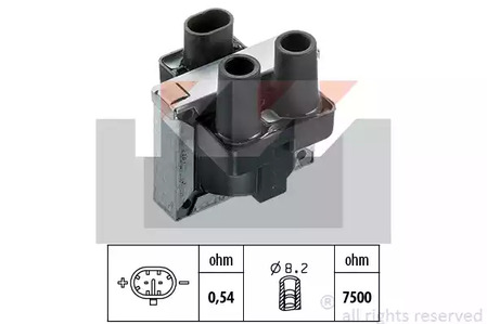 Катушка зажигания - KW 470146