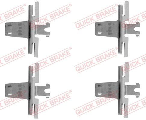 Ремкомплект дисковых тормозных колодок - Quick Brake 1091018