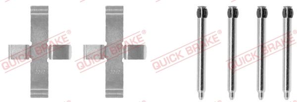 Ремкомплект тормозных колодок - Quick Brake 1091076