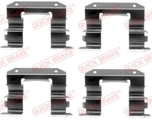 Ремкомплект тормозных колодок - Quick Brake 1091182