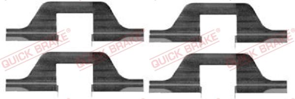 Ремкомплект тормозных колодок - Quick Brake 1091263