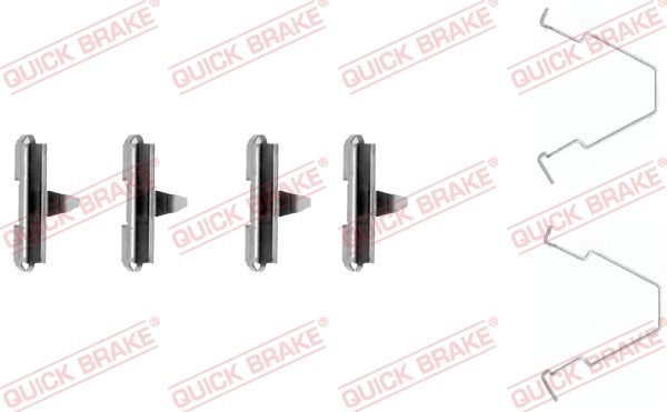 Ремкомплект тормозных колодок - Quick Brake 1091270