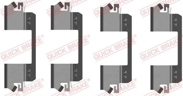 Ремкомплект тормозных колодок - Quick Brake 1091234