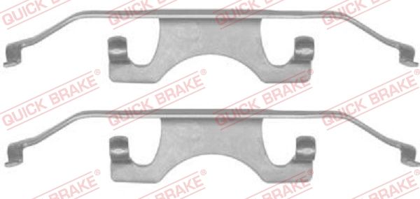 Ремкомплект тормозных колодок - Quick Brake 1091241