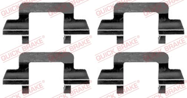 Ремкомплект тормозных колодок - Quick Brake 1091243