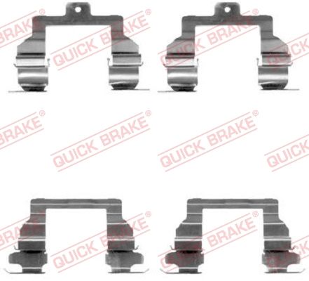 Ремкомплект тормозных колодок - Quick Brake 1091291
