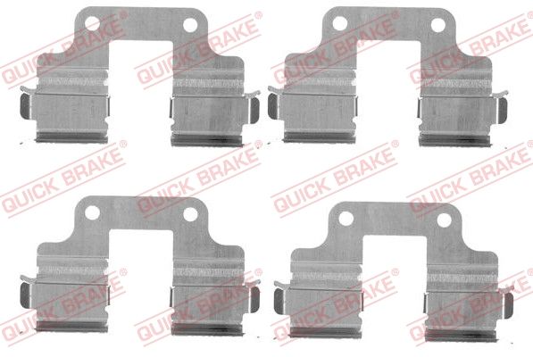 Комплектующие, колодки дискового тормоза - Quick Brake 1091739