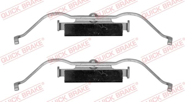 Комплектующие, колодки дискового тормоза - Quick Brake 1091747