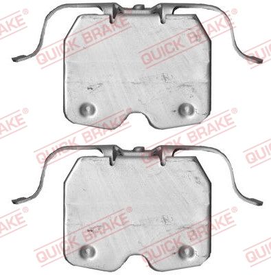 Комплектующие, колодки дискового тормоза - Quick Brake 1091759