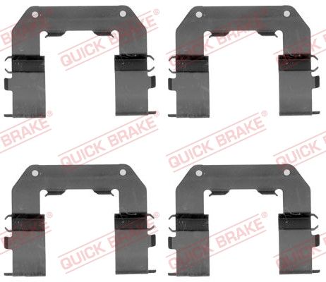 Комплектующие, колодки дискового тормоза - Quick Brake 1091767