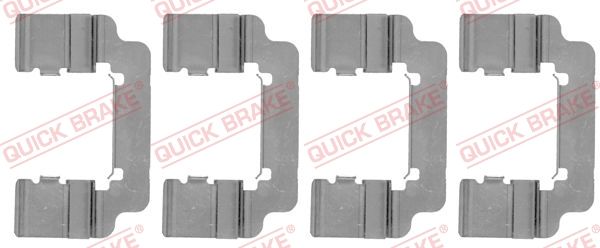 Комплектующие, колодки дискового тормоза - Quick Brake 1091777
