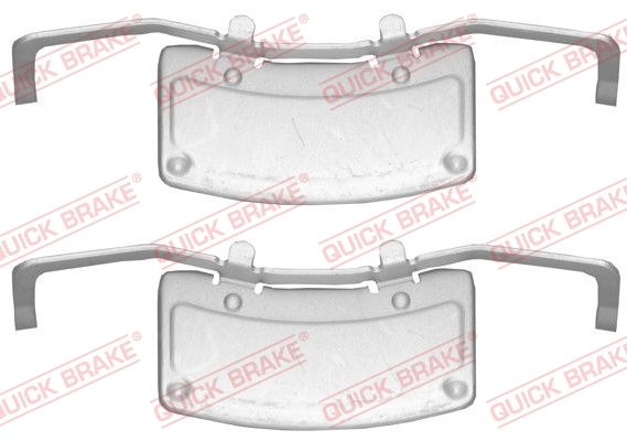 Комплектующие, колодки дискового тормоза - Quick Brake 1091706
