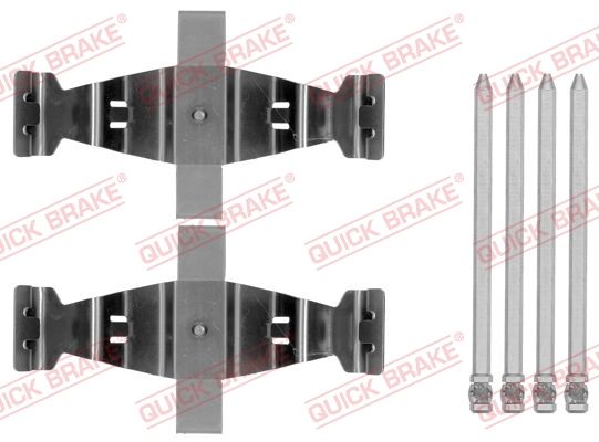 Комплект монтажный дисковых тормозных колодок - Quick Brake 1091786