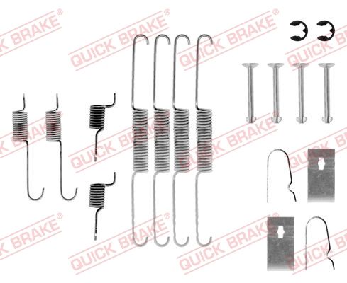 Ремкомплект тормозных колодок - Quick Brake 1050636