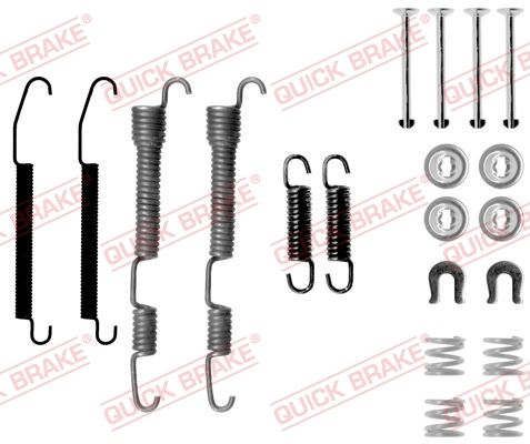 Ремкомплект тормозных колодок - Quick Brake 1050761