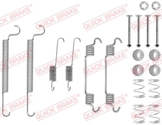 Ремкомплект тормозных колодок - Quick Brake 1050766