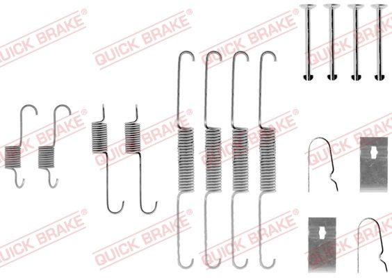Ремкомплект тормозных колодок - Quick Brake 1050782