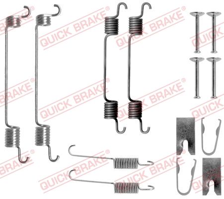 Ремкомплект тормозных колодок - Quick Brake 1050797