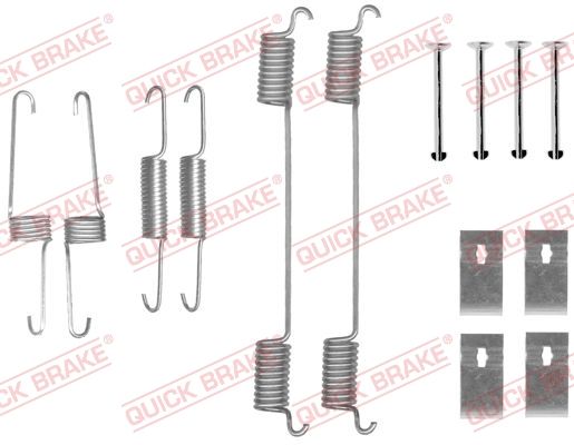 Комплектующие, тормозная колодка - Quick Brake 1050859