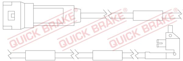 Датчик износа тормозных колодок - Quick Brake WS0121A
