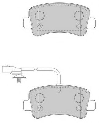 Комплект тормозных колодок, дисковый тормоз | зад | - Wagner WBP25112A