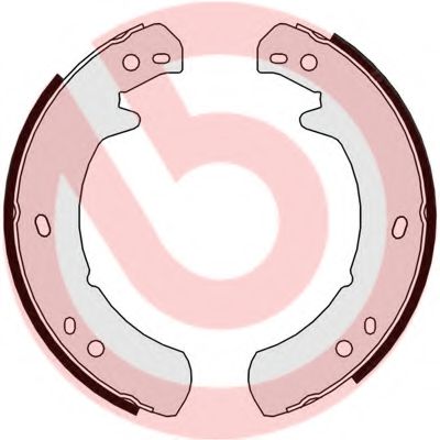 Колодки тормозные стояночного тормоза - Brembo S 44 507
