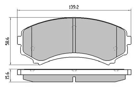 Комплект тормозных колодок, дисковый тормоз | перед | - FREMAX FBP-0854