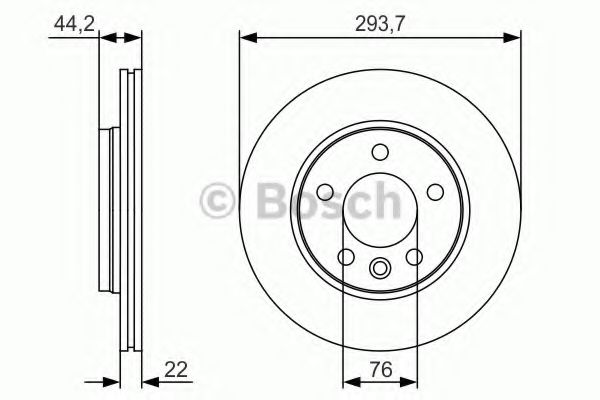 Диск тормозной | зад | - Bosch 0 986 479 S06