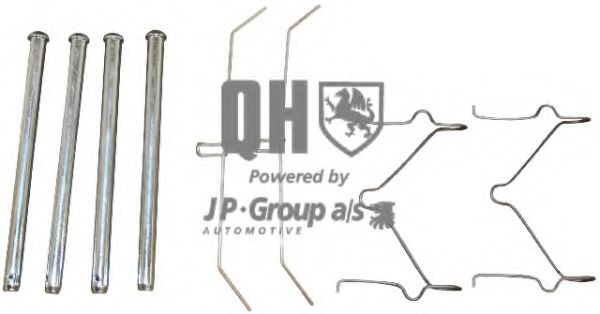 Снят, замена 1163650310 Комплектующие, колодки дискового тормоза - JP Group 1163650319