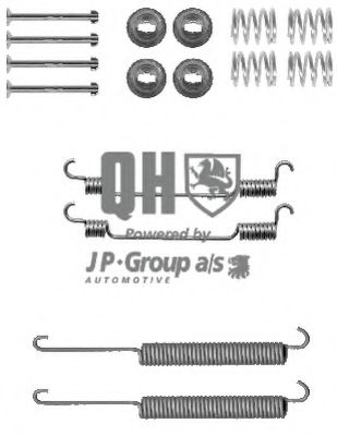 Снят, замена 1563950510 Комплектующие, тормозная колодка | зад | - JP Group 1563950519