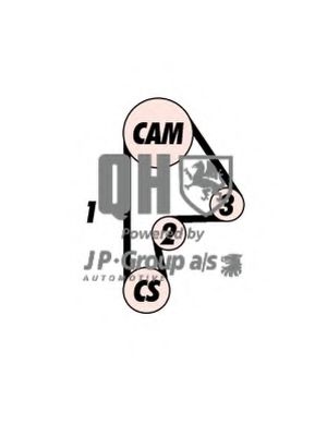 Комплект ремня ГРМ - JP Group 3412100119