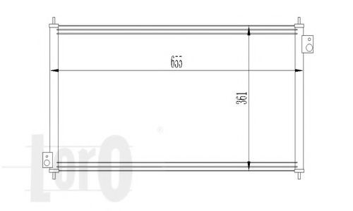 Конденсатор, кондиционер - LORO 018-016-0006