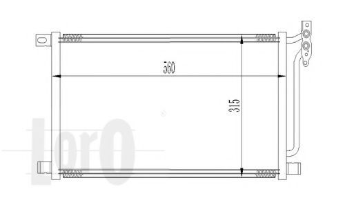 Конденсатор, кондиционер - LORO 004-016-0009