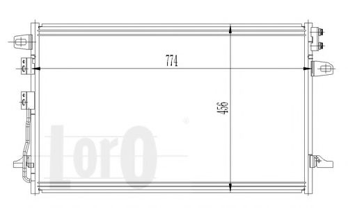 Конденсатор, кондиционер - LORO 008-016-0006