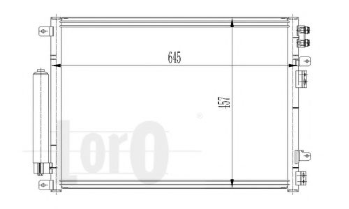 Конденсатор, кондиционер - LORO 008-016-0009