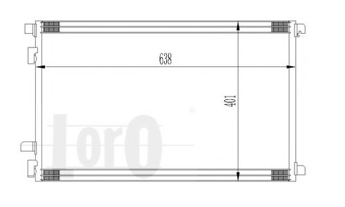 Конденсатор, кондиционер - LORO 042-016-0015