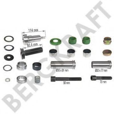 Прокладка, крышка головки цилиндра - BERGKRAFT BK8500115