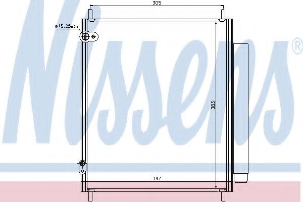 Конденсатор, кондиционер - Nissens 940284