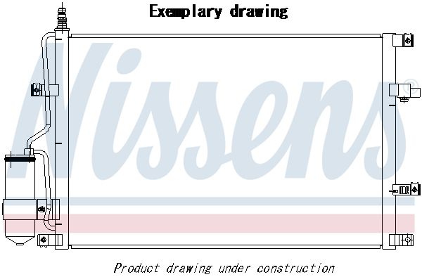 Конденсатор, кондиционер - Nissens 940309