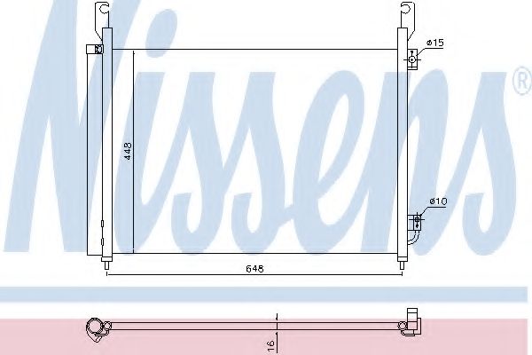 Конденсатор, кондиционер - Nissens 940316