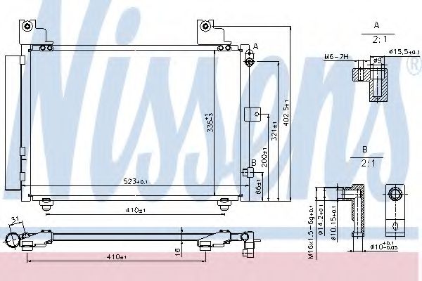 Конденсатор, кондиционер - Nissens 940359