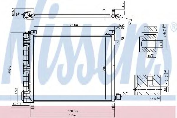 Конденсатор, кондиционер - Nissens 940372