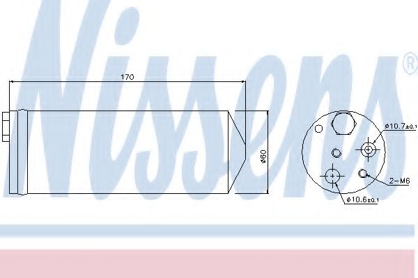 Осушитель, кондиционер - Nissens 95489