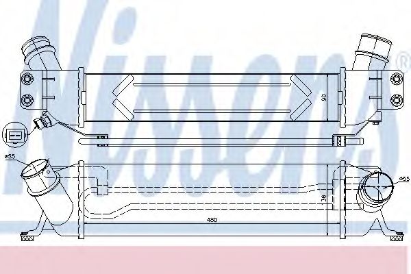 Интеркулер - Nissens 96459